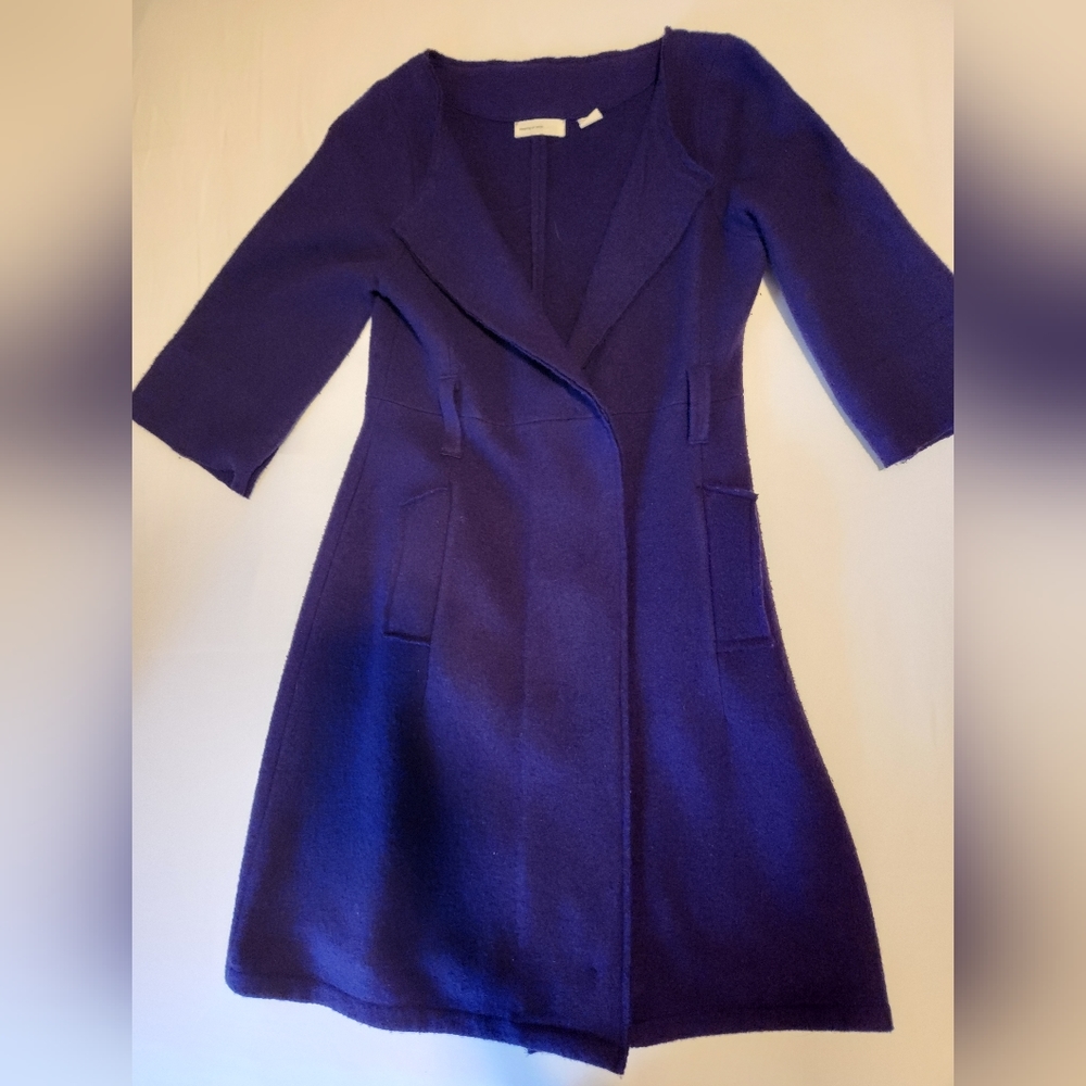 Wool Purple Coat